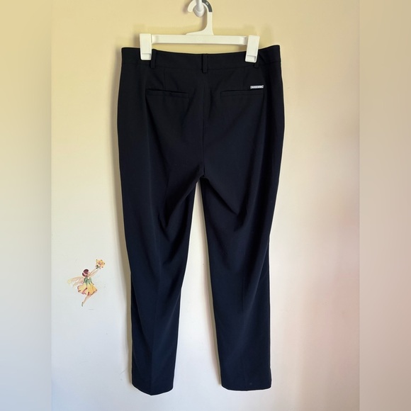 Michael Kors Classic Pants Size 8 Cropped Dark Blue - Picture 3 of 14